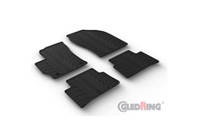 Alfombrilla goma Gledring Toyota Corolla HB 5-pueras Benzine/Hybrid 12/2018- (4 piezas+clips montaje) 