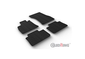 Alfombrilla goma Gledring Audi E-Tron 2018- (4 piezas+clips montaje) 