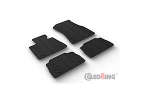 Alfombrilla goma Gledring BMW X6 (G06) 2019- (4 piezas+clips montaje) 