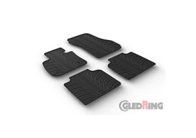 Alfombrilla goma Gledring BMW 2-Serie F46 Gran Tourer 2015- (4 piezas+clips montaje) 