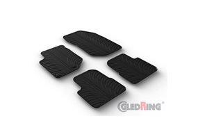 Alfombrilla goma Gledring Citroen C4 III 5-pueras 2020- excl. e-C4 (4 piezas+clips montaje) 