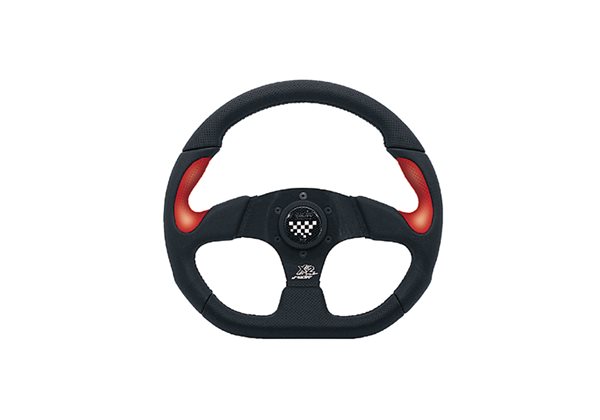 Volante Sr 330mm - negro/Rood 