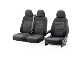 Fundas asientos especificas tela a medida Otom Ford Transit 2014-  2+1 
