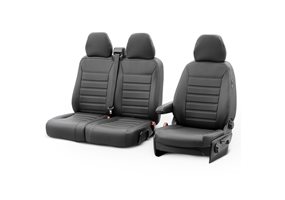 Fundas asientos especificas tela a medida Otom Citroën Berlingo/Peugeot Partner 2008-2018 (airbag onder plastic kap) 2+1 