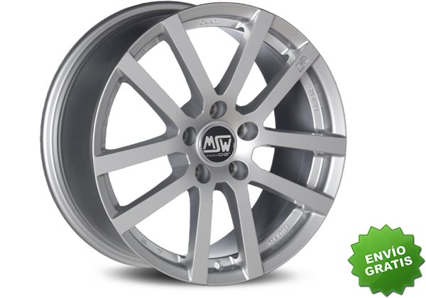 Llanta exclusiva Oz Msw 22 6.5x16 Et37 4x100 Plata Kba Nad