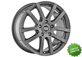 Llanta exclusiva Oz Msw 22 6x15 Et35 4x100 Gris Plata Kba Nad