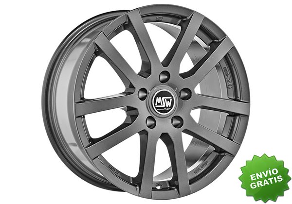 Llanta exclusiva Oz Msw 22 6.5x16 Et45 5x112 Gris Plata Kba Nad