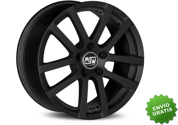 Llanta exclusiva Oz Msw 22 6.5x16 Et45 5x112 Matt Black Kba Nad