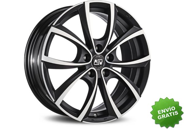 Llanta exclusiva Oz Msw 27 7.5x17 Et47 5x120 Titanio Oscuro Mate Pulido Kba Nad