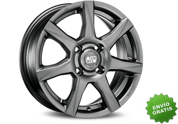 Llanta exclusiva Oz Msw 77 7.5x17 Et27 5x112 Gris Mate Oscuro