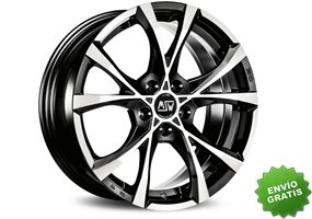 Llanta exclusiva Oz Msw Cross Over 8x18 Et38 5x105 Black Full Polished (gbfp) Kba Nad