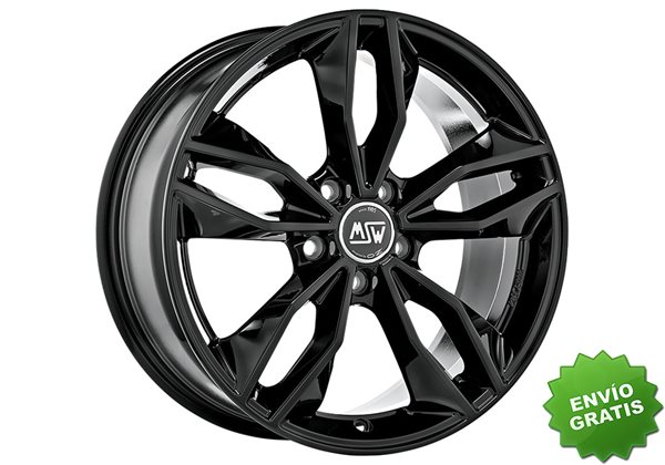 Llanta exclusiva Oz Msw 71 7.5x17 Et38 5x105 Negro Brillante