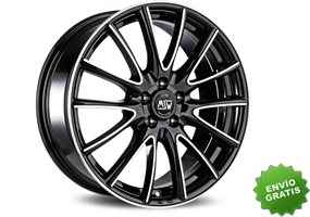 Llanta exclusiva Oz Msw 86 7.5x18 Et45 5x108 Black Full Polished (gbfp) Kba Nad