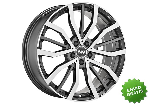 Llanta exclusiva Oz Msw 49 8.5x20 Et45 5x114.30 Plata Metal Brillante Pulido