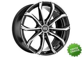 Llanta exclusiva Oz Msw 48 9.5x20 Et52 5x112 Black Full Polished (gbfp) Kba