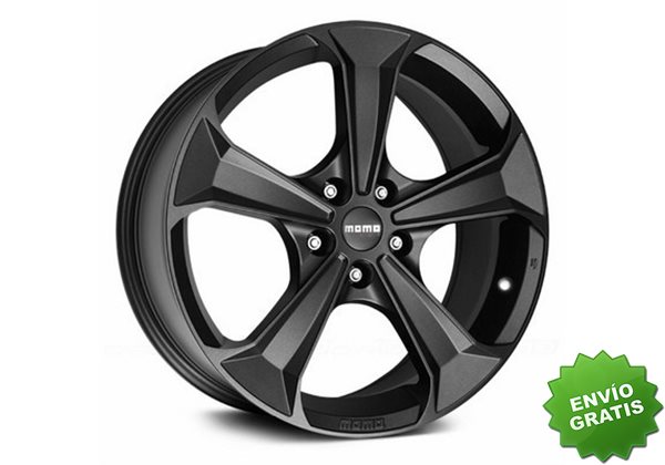 Llanta exclusiva Momo Sentry 9.5x19 Et50 5x112 Negro Mate 79.6 Tuv
