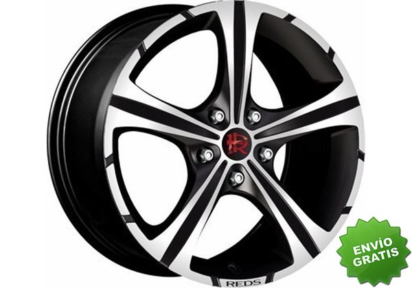 Llanta exclusiva Momo Reds Black Knight 65x15 38 4x108 72.3 T Via