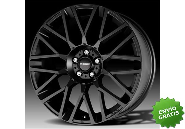 Llanta exclusiva Momo Revenge Ece 6.0x16 Et43 4x100 Negro Mate 54.1