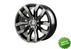 Llanta exclusiva Cms C22 7.5x17 Et44 Lk5/108/65.1 H2 Complete Negro Brillante