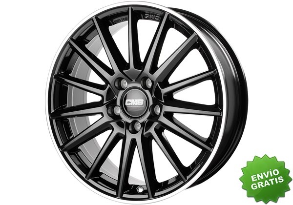 Llanta exclusiva Cms C23 8x19 Et38 Lk5/112/66.5 H2 Diamond Rim Negro