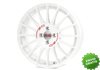 Llanta exclusiva Oz Superturismo Wrc 7x17 4x100 Et40 Race Blanco Red Lettering