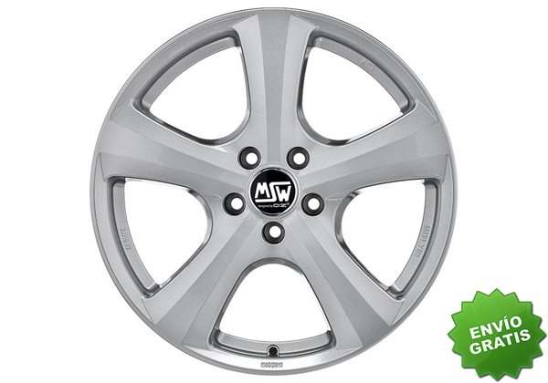 Llanta exclusiva Oz Msw 19 W 7x16 5x112 Et42 Plata