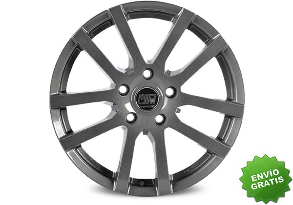 Llanta exclusiva Oz Msw 22 6.5x16 5x115 Et41 Gris Plata