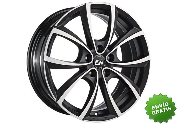 Llanta exclusiva Oz Msw 27 7.5x18 5x114.30 Et45 Titanio Mate Oscuro Pulido