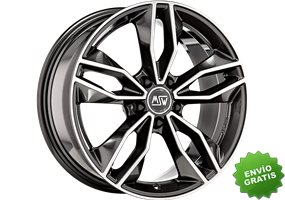 Llanta exclusiva Oz Msw 71 8x18 5x108 Et45 Gris Brillante Pulido