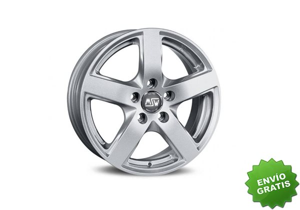 Llanta exclusiva Oz Msw 55 Van 7x17 5x114.30 Et45 Plata