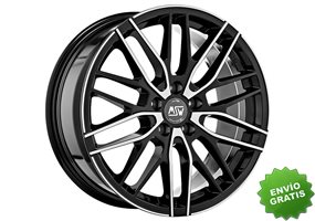 Llanta exclusiva Oz Msw 72 8x18 5x112 Et35 Negro Brillante Pulido