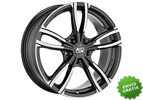Llanta exclusiva Oz Msw 73 8x18 5x112 Et28 Gris Brillante Pulido