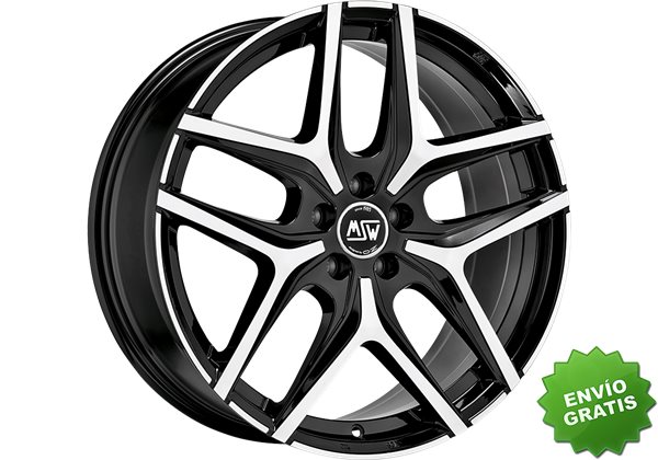 Llanta exclusiva Oz Msw 40 8.5x20 5x112 Et35 Negro Brillante Pulido