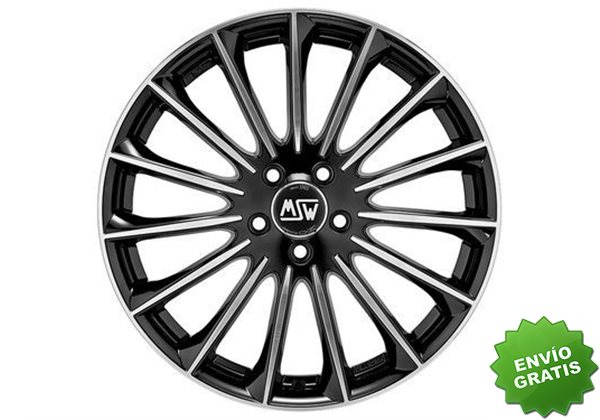 Llanta exclusiva Oz Msw 30 7.5x18 5x114.30 Et40 Negro Brillante Pulido