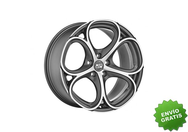 Llanta exclusiva Oz Msw 82 8x19 5x110 Et42 Plata Metal Mate Pulido (mgmfp)