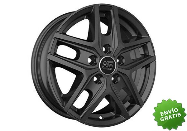 Llanta exclusiva Oz Msw 40 Van 6.5x16 5x114.30 Et44 Negro Brillante