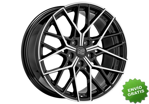 Llanta exclusiva Oz Msw 74 10.5x20 5x112 Et28 Negro Brillante Pulido