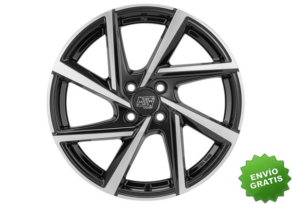 Llanta exclusiva Oz Msw 80-4 6x15 4x108 Et40 Negro Brillante Pulido