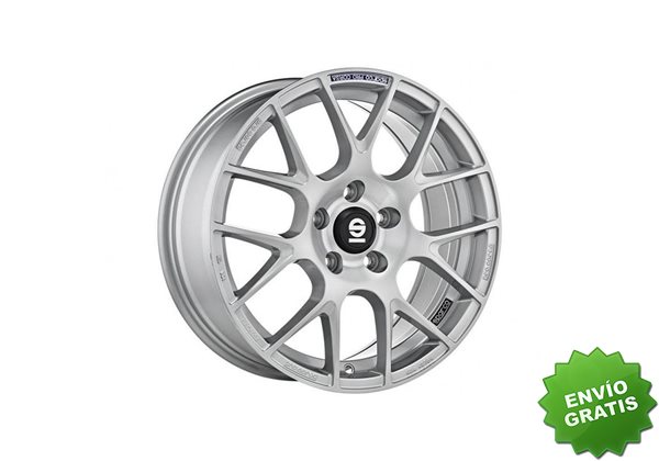 Llanta exclusiva Oz Sparco Pro Corsa 8x18 5x120 Et45 Plata