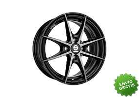 Llanta exclusiva Oz Sparco Trofeo 4 6x15 4x108 Et42 Negro Pulido