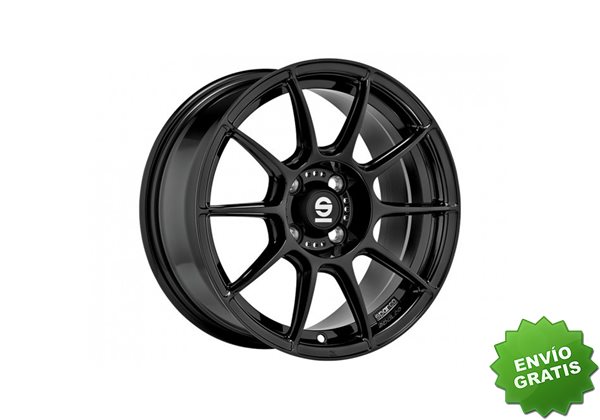 Llanta exclusiva Oz Sparco Ff 1 7x17 5x114.30 Et30 Negro Brillante
