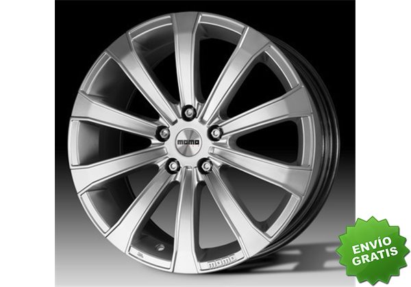 Llanta exclusiva Momo Europe 7.0x17 Et35 4x108 Hypersilver 72.3 Via