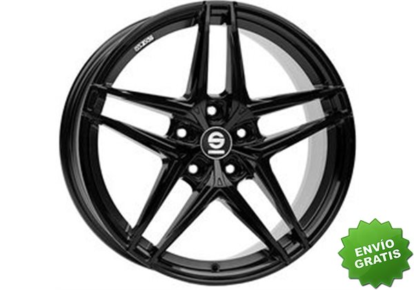 Llanta exclusiva Oz Sparco Record 8x18 5x112 Et48 Negro