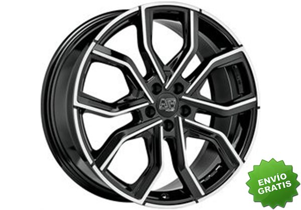Llanta exclusiva Oz Msw 41 8x19 5x108 Et45 Negro Brillante Pulido