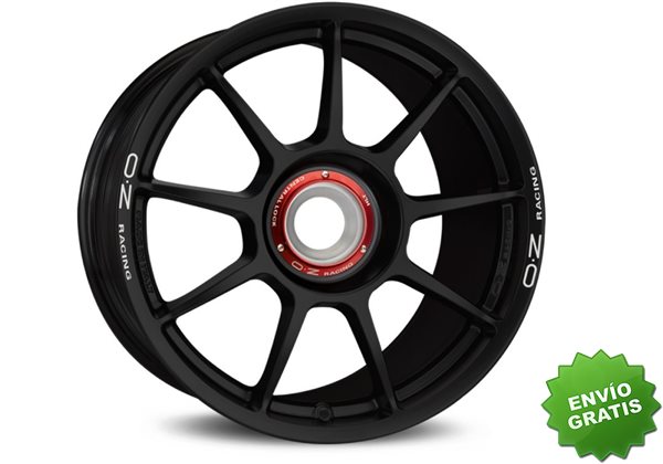 Llanta exclusiva Oz Challenge Hlt Cl 8.5x18 Et50 5x130 Matt Black White Lettering