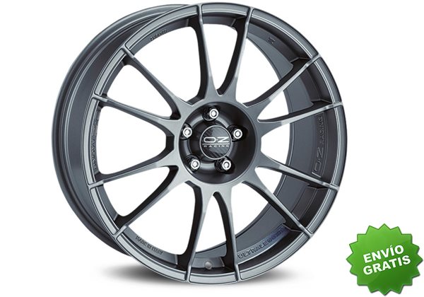 Llanta exclusiva Oz Ultraleggera 7x17 Et37 4x100 Graphito Mate Plateado Kba Nad