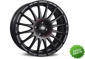 Llanta exclusiva Oz Superturismo Gt 7x18 Et42 4x100 Matt Black Red Lettering Kba Via Nad