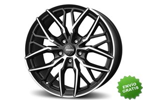 Llanta exclusiva Momo Spider Negro Mate Pulido 10x20 35 5x112 79.6