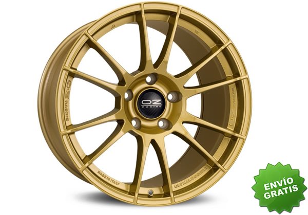 Llanta exclusiva Oz Ultraleggera 8x18 Et48 5x100 Race Gold Kba Nad
