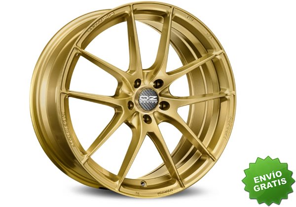 Llanta exclusiva Oz Leggera Hlt 8x18 Et35 5x100 Race Gold Kba Nad